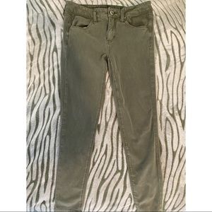 American Eagle Army Green Jeggings